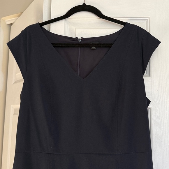 Ann Taylor Factory Classic Navy Midi Dress - Picture 4 of 4